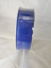 Members Mark Premium Wired Edge Ribbon 1.5" W x 50 Yards Blue