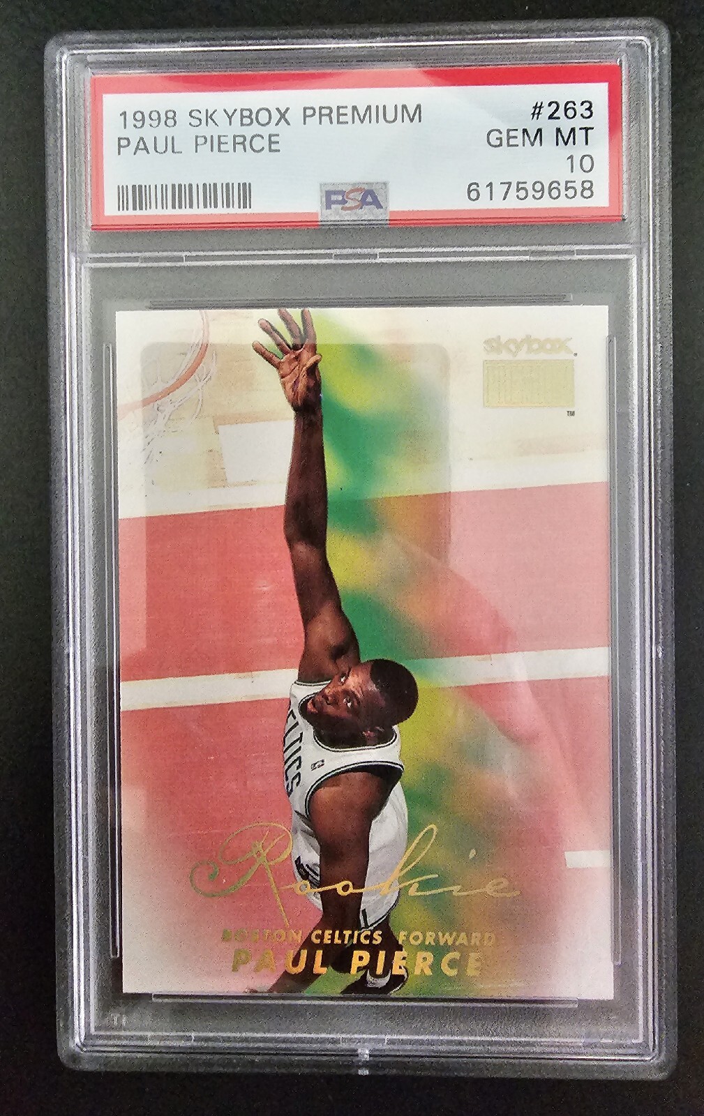 1998 Skybox Premium Paul Pierce RC! #263 PSA 10! SUPER LOW POP! ONLY 17!