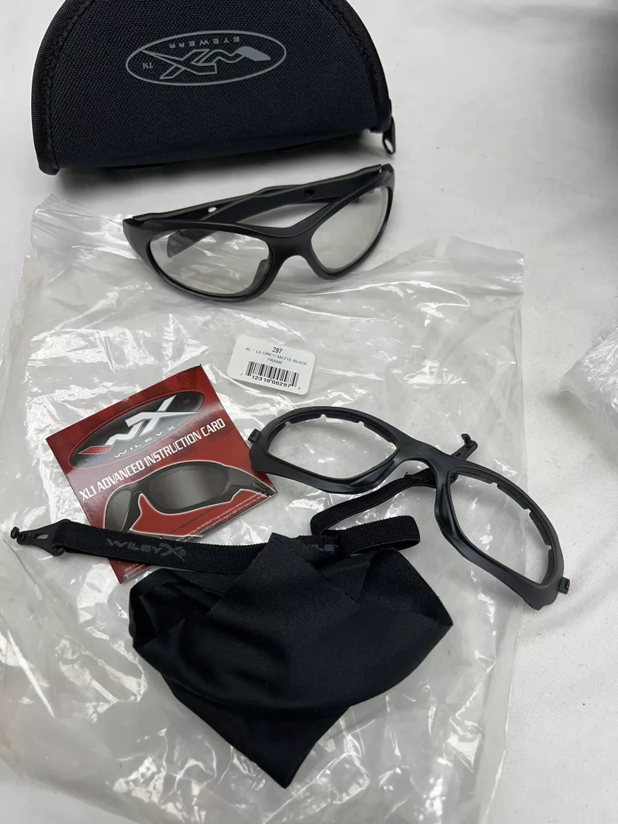Wiley X XL 1 Advanced Sunglasses Matte Black Frame Light