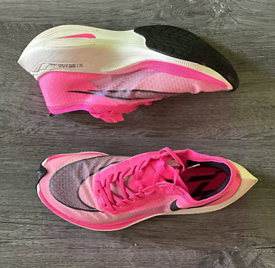 Nike ZoomX Vaporfly Next % Pink Running Shoes Mens Size 7.5 Nike ZoomX Vaporfly Next % Pink Running Shoes Mens Size 7.5