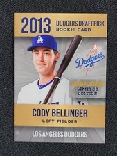 2013 Rookie Phenoms Gold Platinum Baseball Card Cody Bellinger RC /2000 (DS) M4