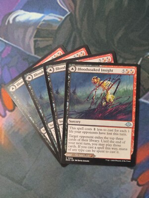 Bloodsoaked Insight x 4 | 7% Off 2+ | MH3 | NM | MTG