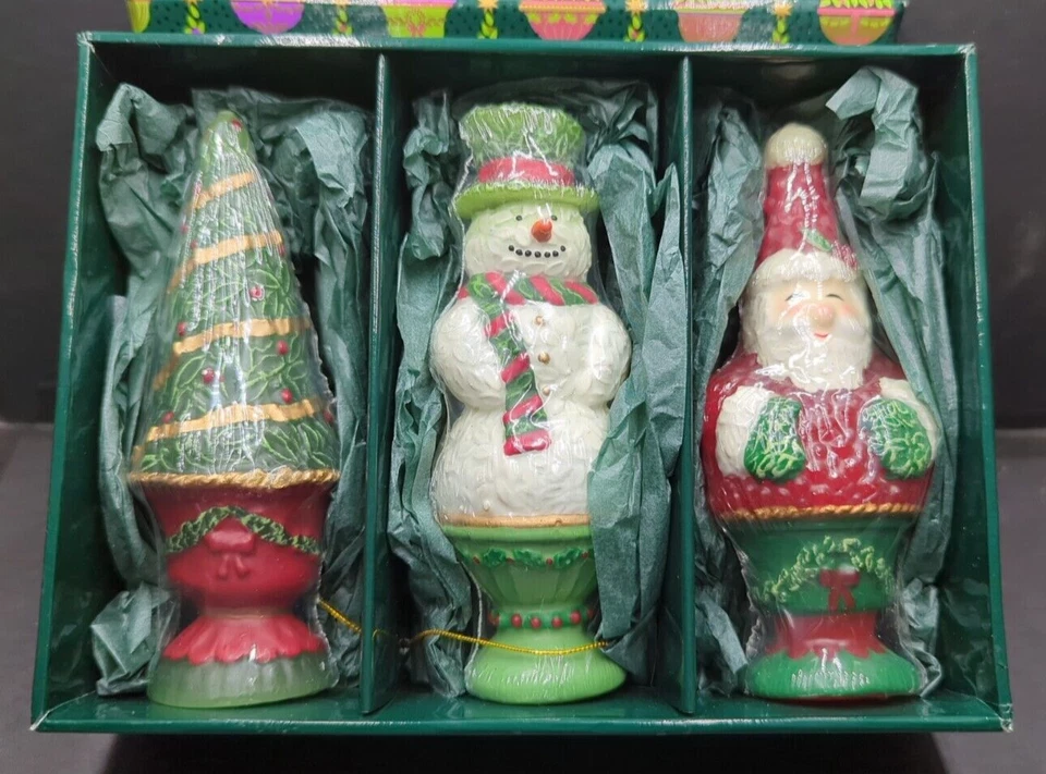 Celebrate The Season White Barn Candle Co Topiary Candle Trio Christmas Holiday - Image 2 of 4