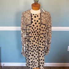 NWT Anthropologie condition apply Sz S shift dress bishop sleeves boho babydoll