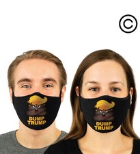 DUMP emoji couples matching face masks -face mask 2 pcs couple match face cover