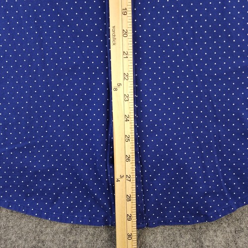 Polo Golf Ralph Lauren Shirt Medium Blue Polka Dot Long Sleeve Pima Cotton - Picture 5 of 8