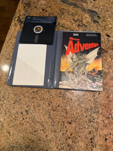 Softwin IBM Microsoft Adventure - IBM PC - 5.25 Floppy 1981 Excellent Condition
