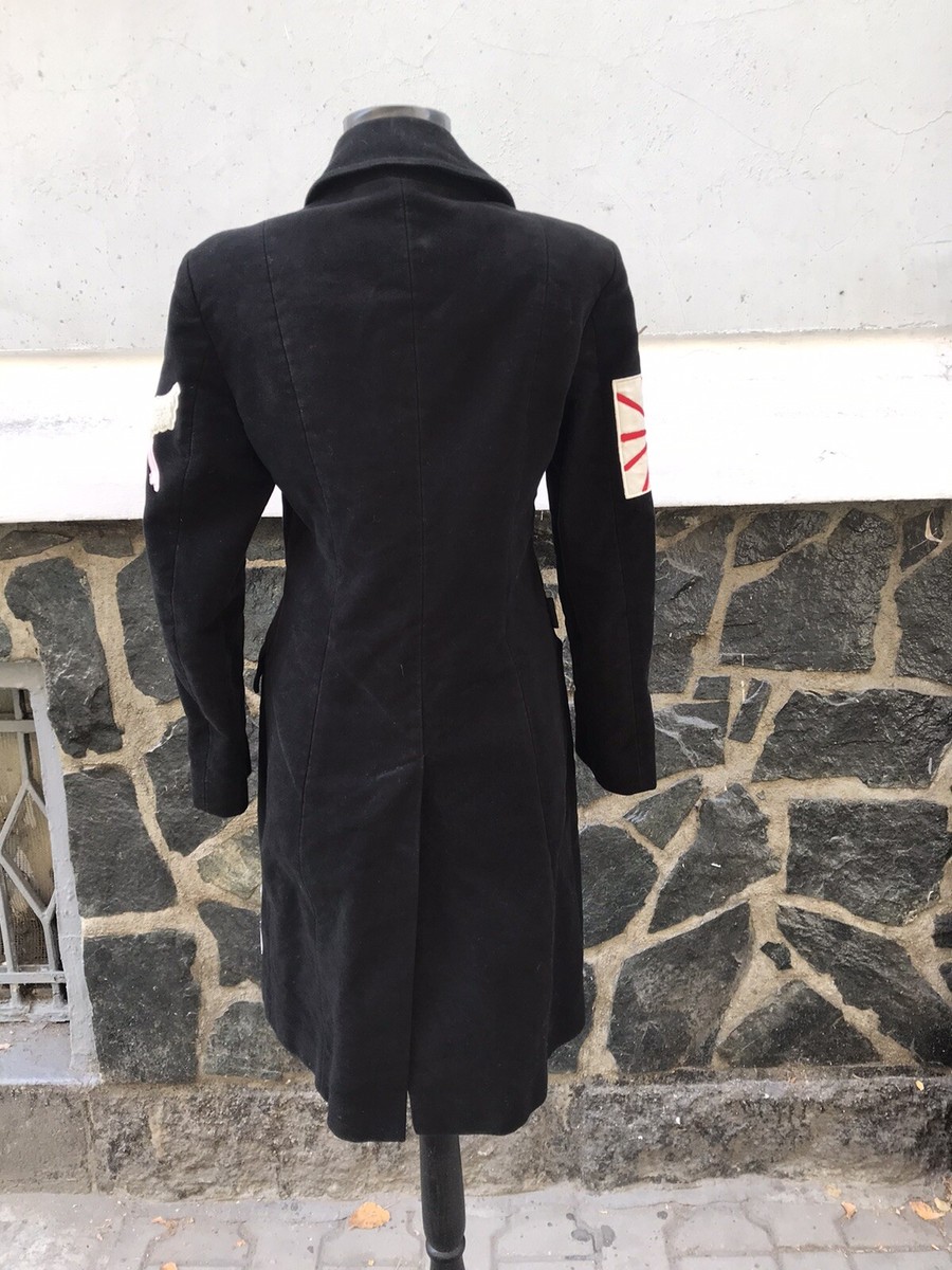 コート MOSCHINO COTTON NYLON COAT MOSCHINO 1990 women's coat with applications Japan flag