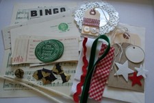 Vintage Christmas Ephemera Kit - Scrapbook Paper, December Daily, Junk Journal