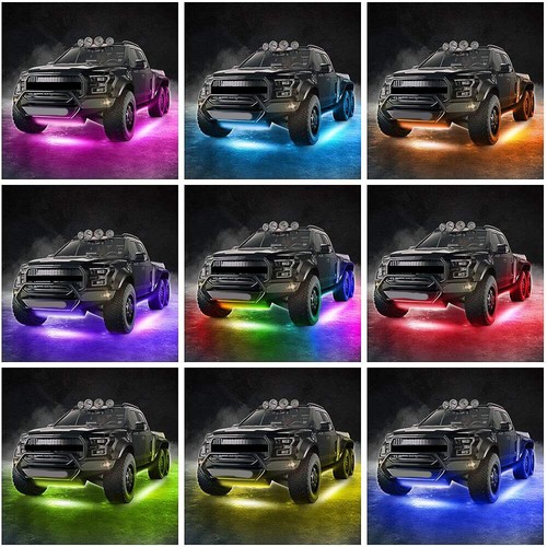 6 piezas para Mazda Miata MX-5 RGB LED Underglow Dream color tira luces aplicación - Imagen 8 de 10