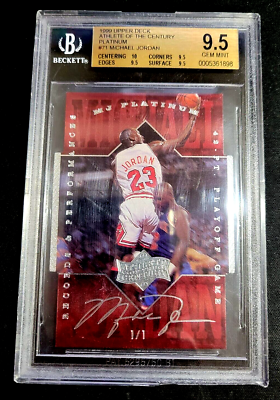 NBA カード MJ Athlete of the Century 1999 Upper Deck Athlete Of The Century Michael Jordan #26 PSA 9