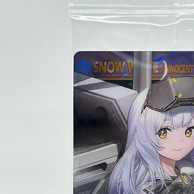 NIKKE Goddess of Victory Wafer Holo Metal Card Vol. 2 Snow NIKKE Goddess of Victory Wafer Holo Metal Card Vol. 2 Snow