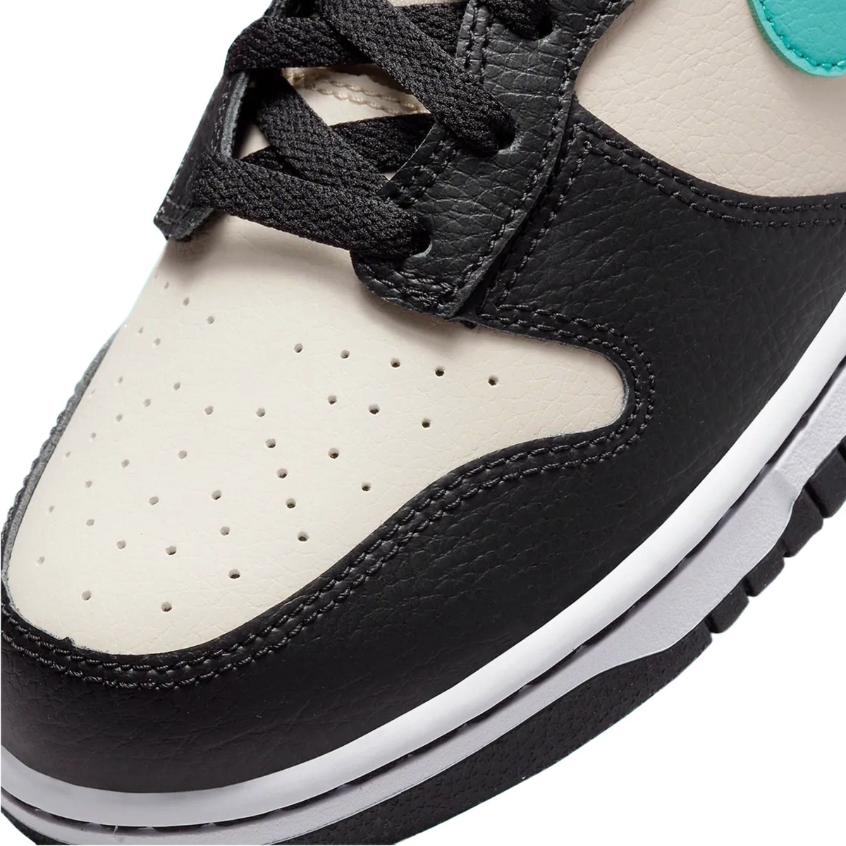 Nike Dunk High EMB Beige Black Washed Teal Pearl White | eBay
