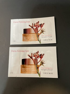 CLARINS  EXTRA FIRMING  : DAY CREAM SAMPLE DUO .06 oz x 2 / NEW & SEALED