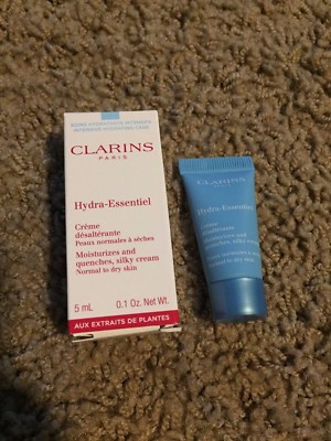 NEW Clarins Hydra-Essentiel Crème moisturizer 0.1 oz / 5ml  