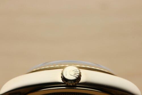 Rolex Herren Präsident Tag Datum Fabrik Silber Ziffernblatt 18K Gelbgold Uhr - Bild 10 von 10