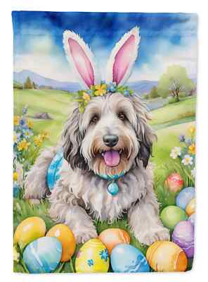 Bergamaso Sheepdog Easter Egg Hunt Flag