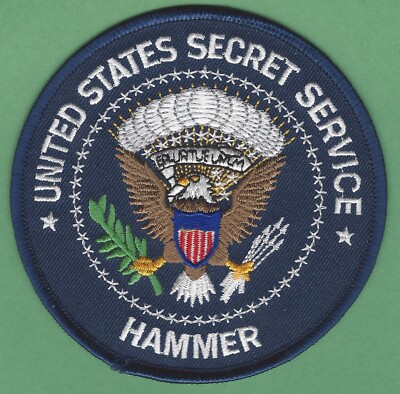 U.S. SECRET SERVICE HAMMER TEAM PATCH