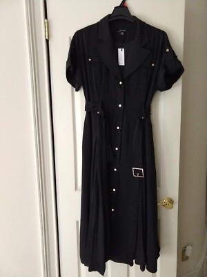karen millen black pleated dress Dkoko Black Short Knitted Coverup Dress main image 0