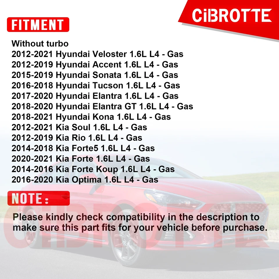 Valve Cover for 2012-2019 Kia Rio Soul 2016-2020 Optima 2014-2018 Forte5 1.6L👍 - Image 3 of 4