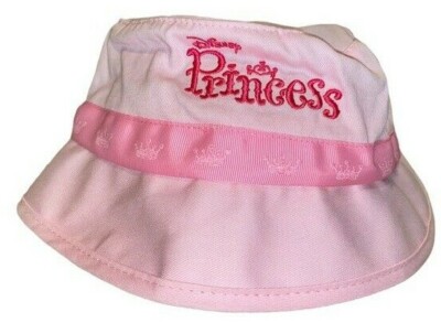 Disney Parks Baby Girl Princess Bucket Pink Sun Hat One Size  display picture 3