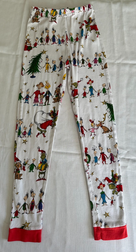 Pottery Barn Kids-Snug Fitting Dr Seuss/Grinch Xmas/Holiday pajamas size 10 - Picture 8 of 14