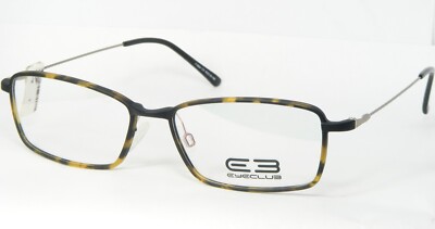 EYECLUB 71664 C3 MATT TORTOISE EYEGLASSES GLASSES PLASTIC FRAME 55-16-140mm