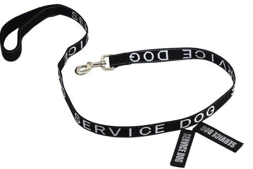 Albcorp Service Dog Leash - Embroidered- Padded Neoprene Handle and Reflective - Foto 7 di 60