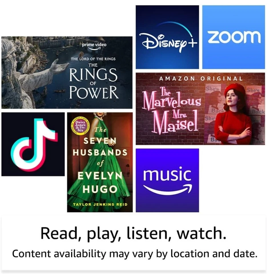 Amazon Kindle Fire 8" HD Tablet with Alexa 32GB/3GB Ram 12th GEN 2024 MODEL - Image 4 of 4