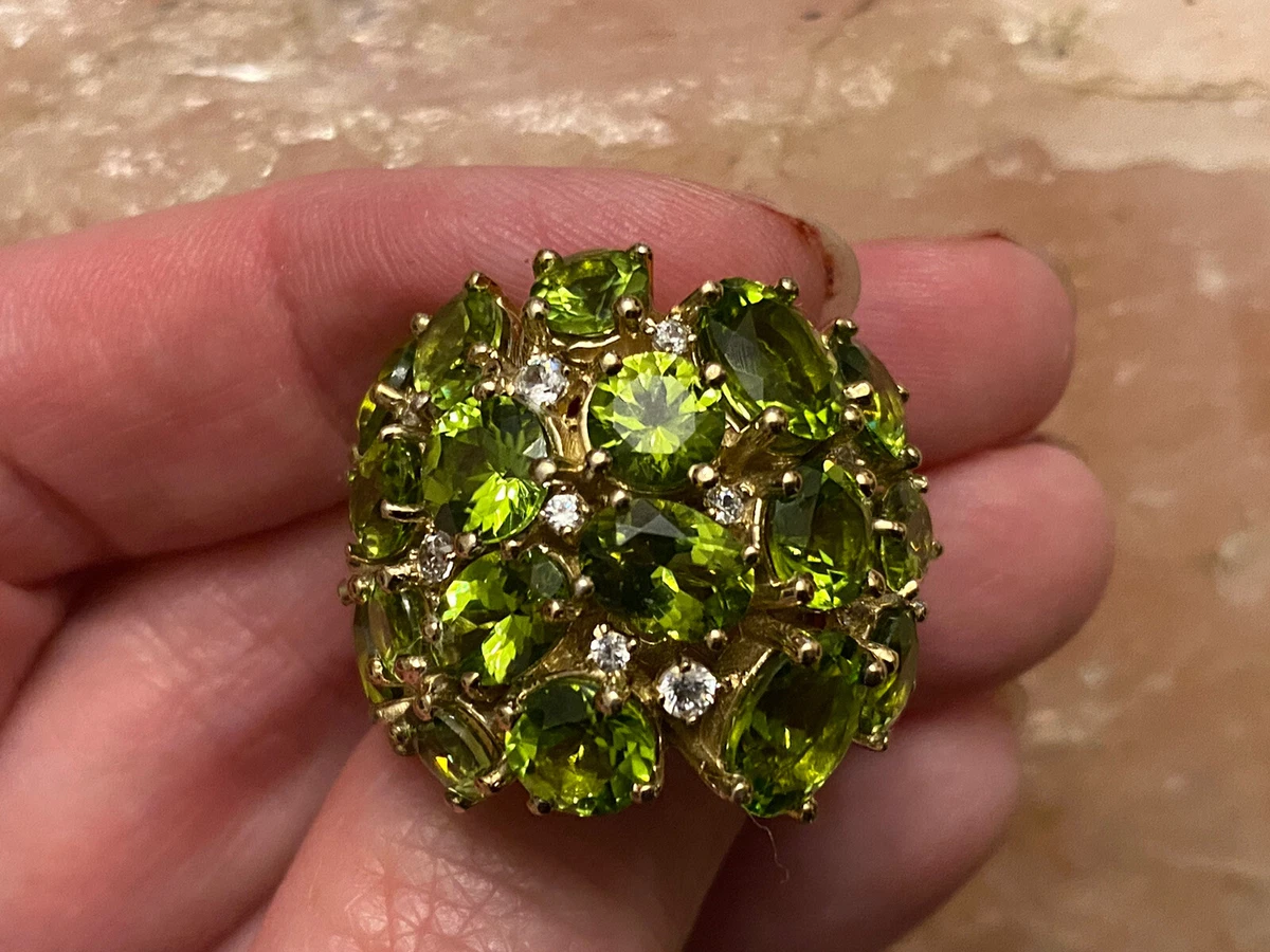 Stauer peridot ring deals
