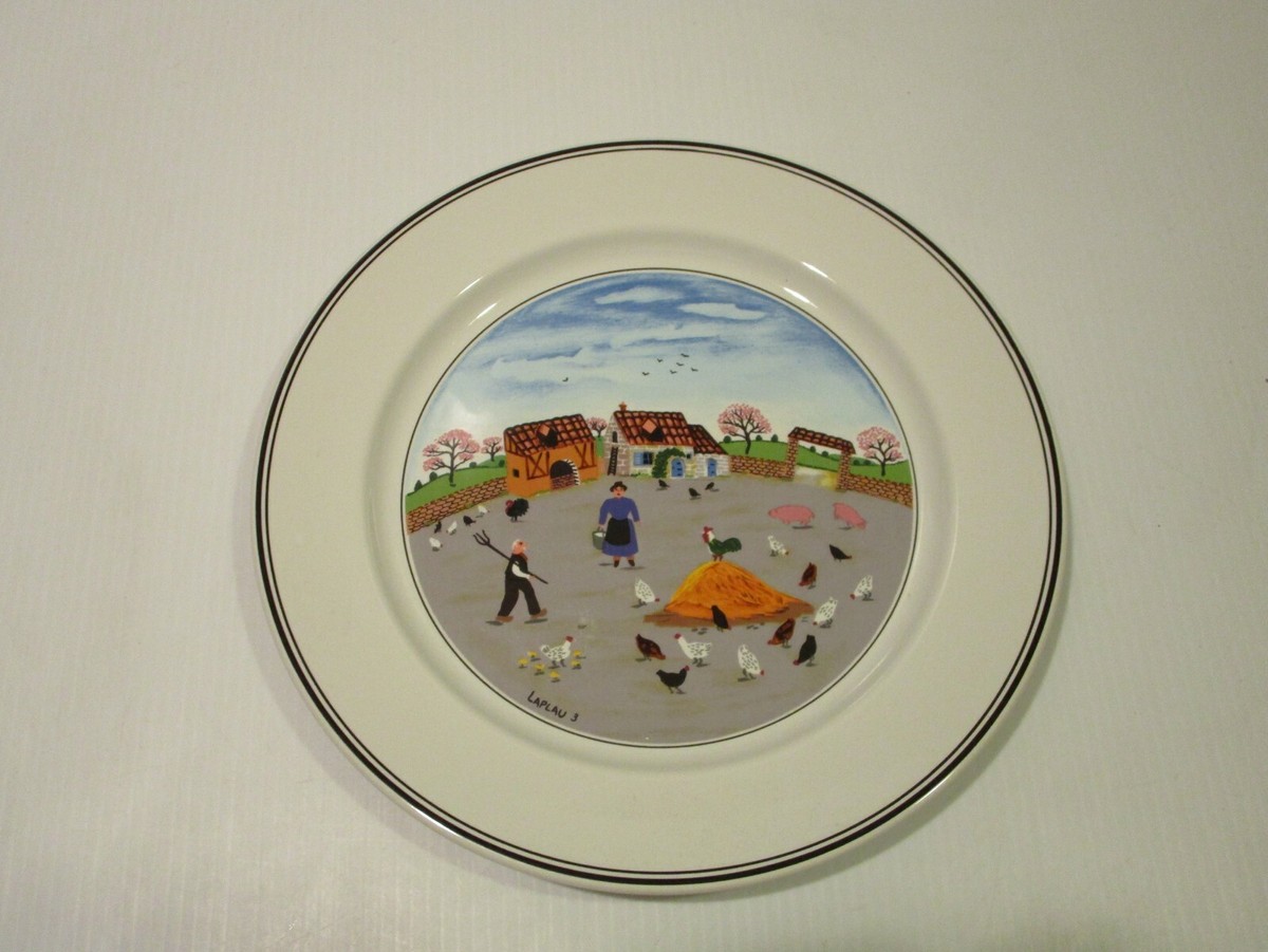 Villeroy & Boch Naif Dinner Plate, Farm Scene | eBay