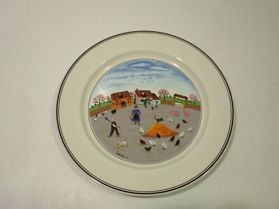 Villeroy & Boch Naif Dinner Plate, Farm Scene | eBay