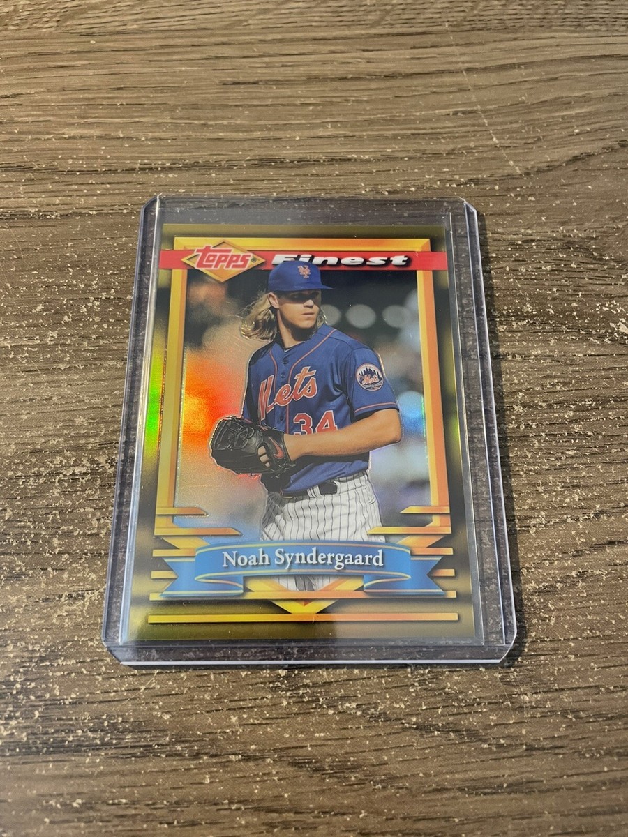 2021 Topps Finest Flashbacks Noah Syndergaard Gold Refractor #'D