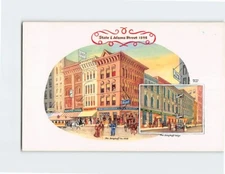 Postcard Berghoff Restaurant Chicago Illinois USA