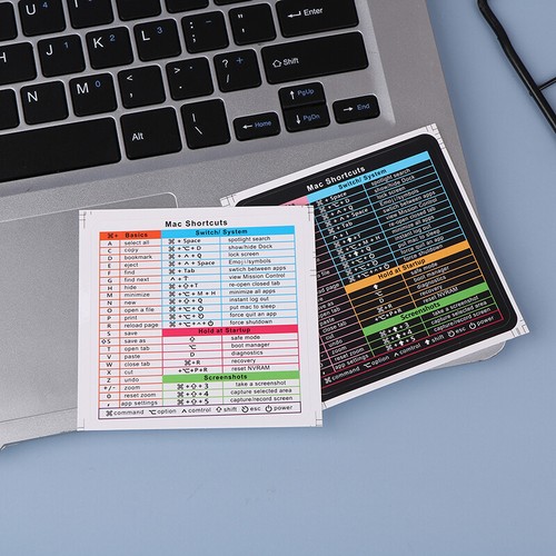 2Pcs Reference Keyboard Shortcut Sticker Adhesive For Windows Laptop Sticker H❤F - Picture 7 of 14