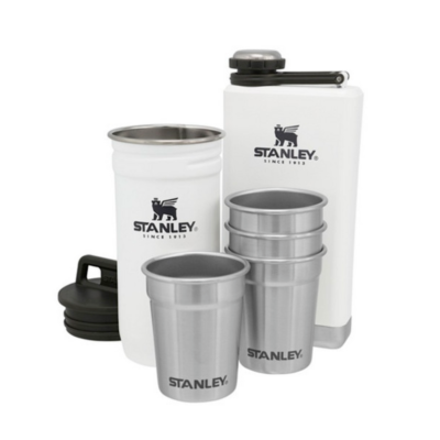 Stanley Adventure Shot Glass + Flask Gift Set, White | eBay