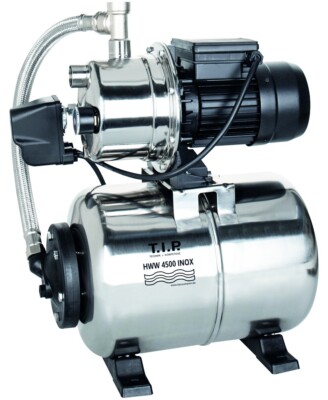 Hauswasserwerk HWW 4500 INOX 4.350 l/h Fördermenge 1.200 W 22 l Edelstahl 31140