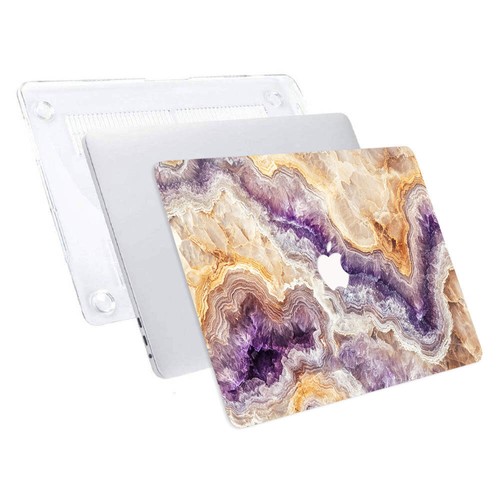 Étui en marbre lavande pour Macbook M4 Air 13 15 Pro 14 16 12 11 pouces + housse clavier - Photo 48/80
