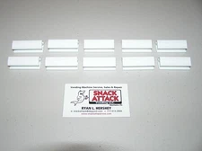 (10) VENDO 511, 540, 576,720  SODA VENDING MACHINE "CAN" GAUGE BAR CLIPS (White)