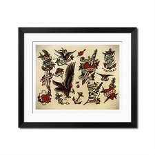 17x22 Print - Sailor Jerry Classic Old School Vintage Tattoo Flash Poster 0332