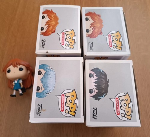 Lotto Funko POP! Neon Genesis Evangelion - Shinji Asuka Rei - Imagen 5 de 8