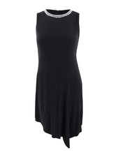 MSK Women's Embellished Asymmetric Midi Dress