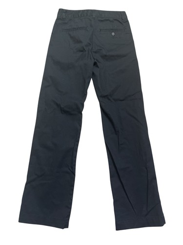 Polo Ralph Lauren Heritage Preppy Boys Black Khaki Pants Size 12 - Picture 2 of 6