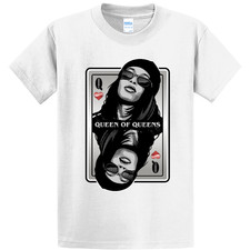 NEW RETRO KINGS x SWOD R&B QUEEN WHITE Tee Shirt SMALL-6XLARGE MADE IN USA