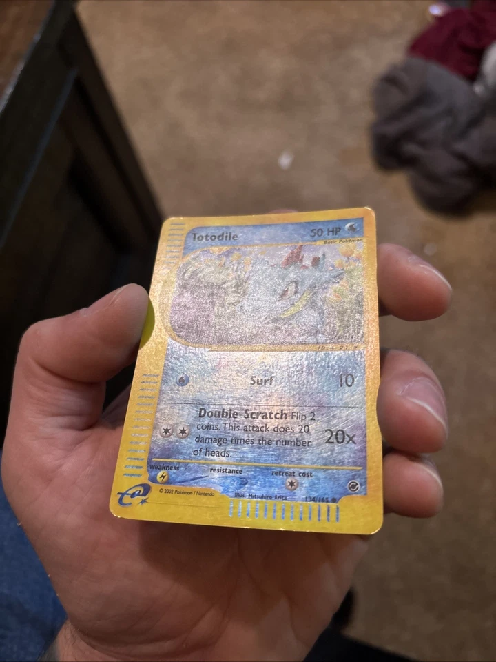 Totodile 134/165 Expedition Base Set Reverse Holo HP - Image 2 of 4
