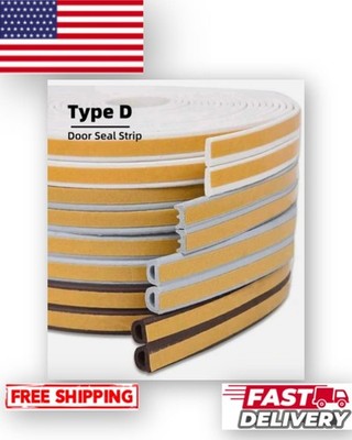 5m/10m Weather Stripping Door Seal Strip   Self-Adhesive Draft Stopper Tape Wind