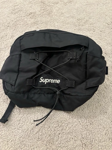 Sac taille Supreme Cordura SS17 noir occasion très bon état vérifier photos