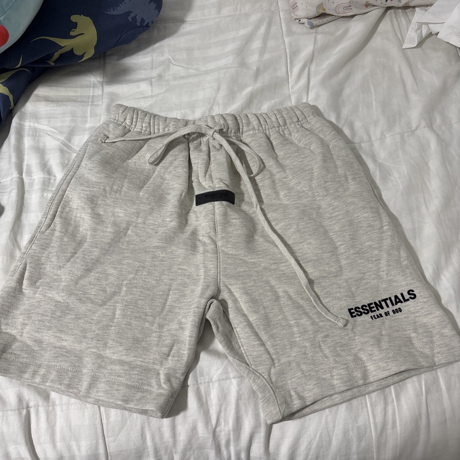 Fear of God ESSENTIALS Sweat Shorts – Light Heather Gray – Size Small thumbnail 8