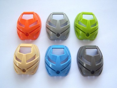 Seltene LEGO Bionicle 32567 Kanohi Maske RURU (Turaga) - alle sechs Farben