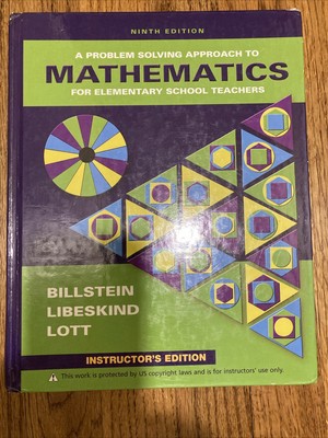 Problem Solving Approach to Mathematics for Elementary School Teachers by...